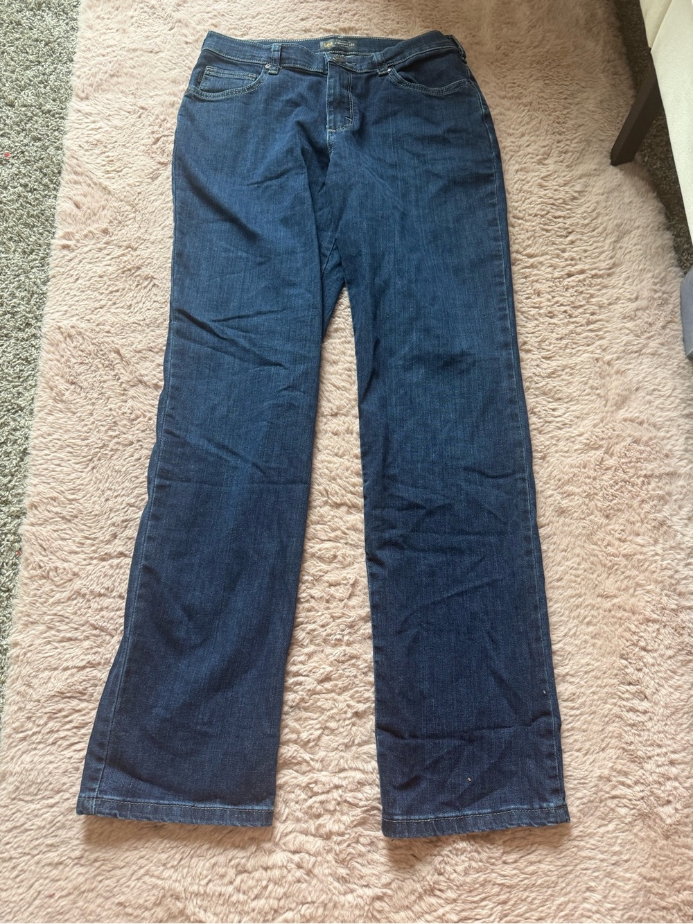 Lee Dark Blue Women's Straight-Leg Jeans